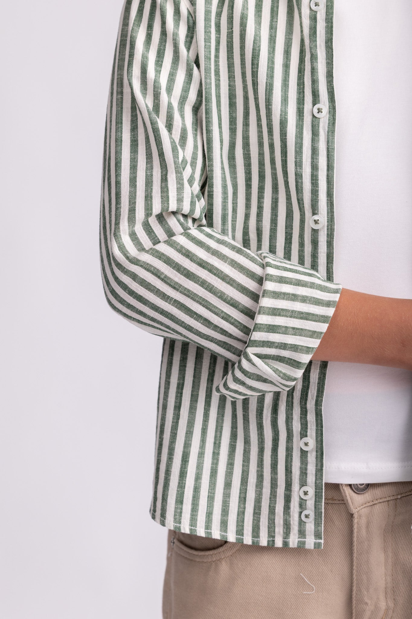 Boys Cotton Striped Shirt