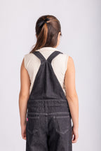 Girls Casual Denim Jumpsuit