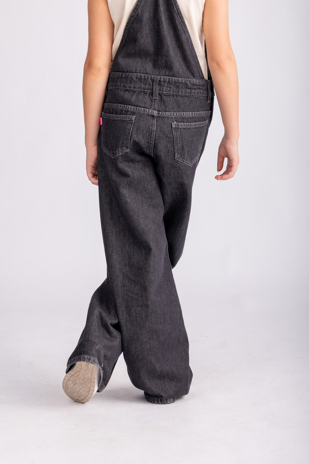 Girls Casual Denim Jumpsuit