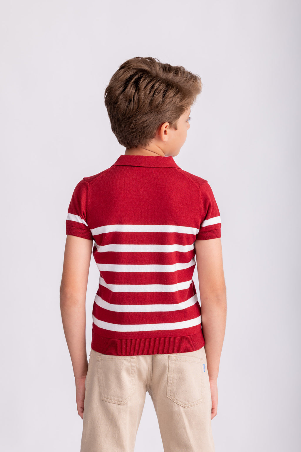 Kids Striped Polo Shirt