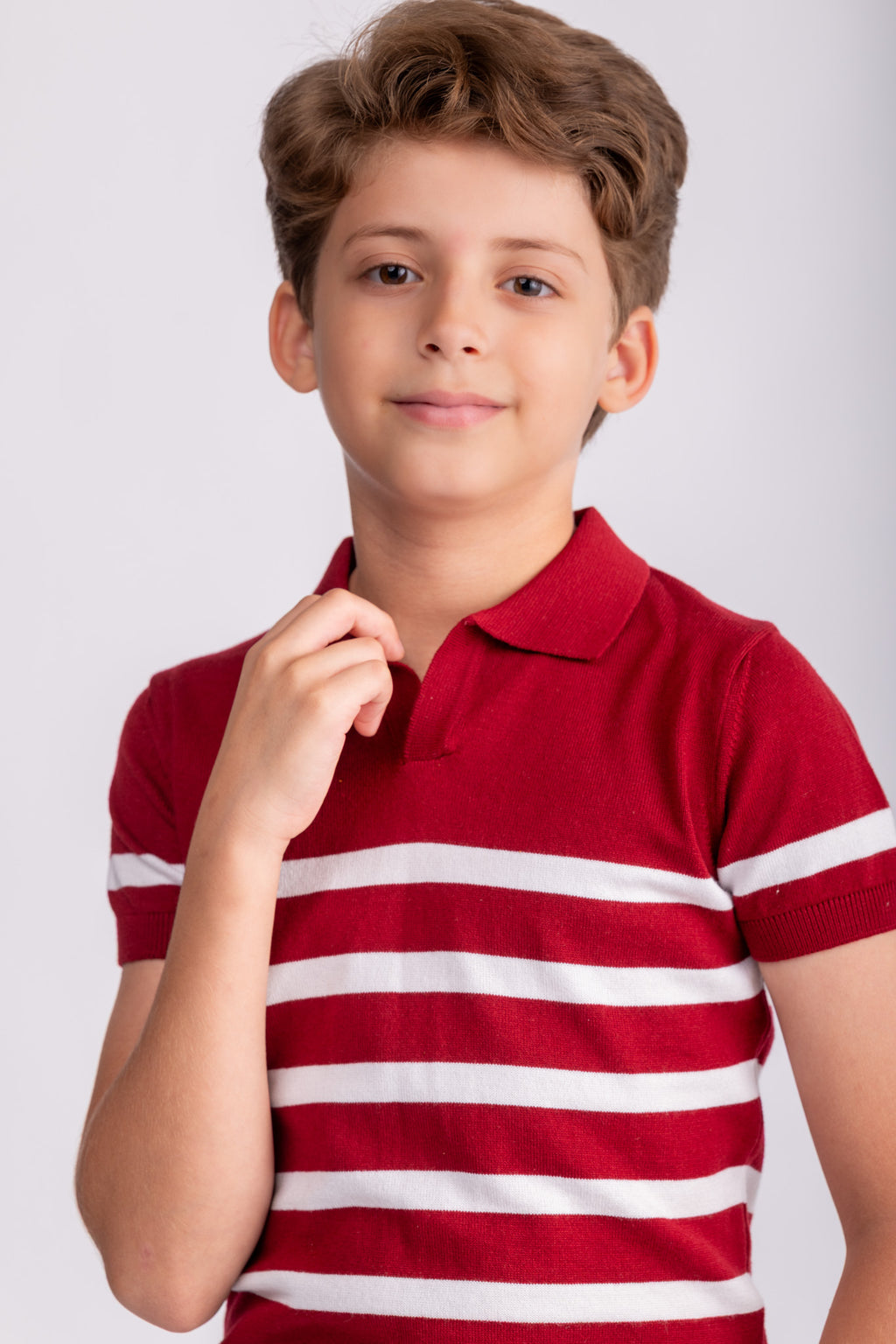 Kids Striped Polo Shirt