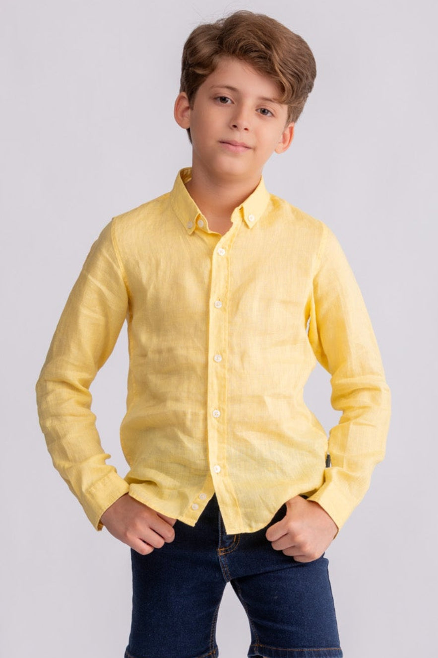Boys Linen Shirt