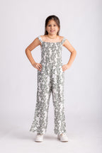 Girls Printed Jumpsuit