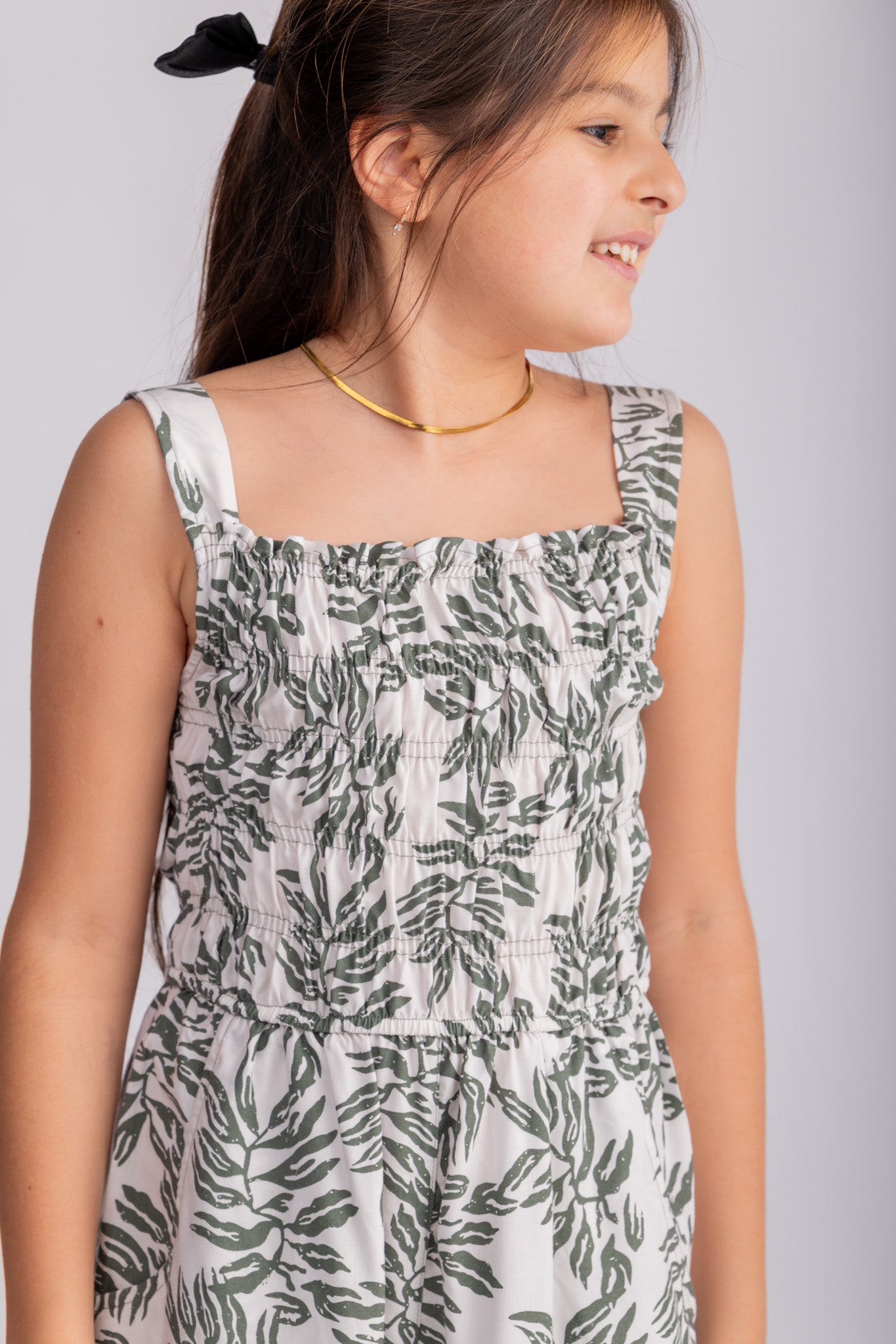 Girls Printed Jumpsuit