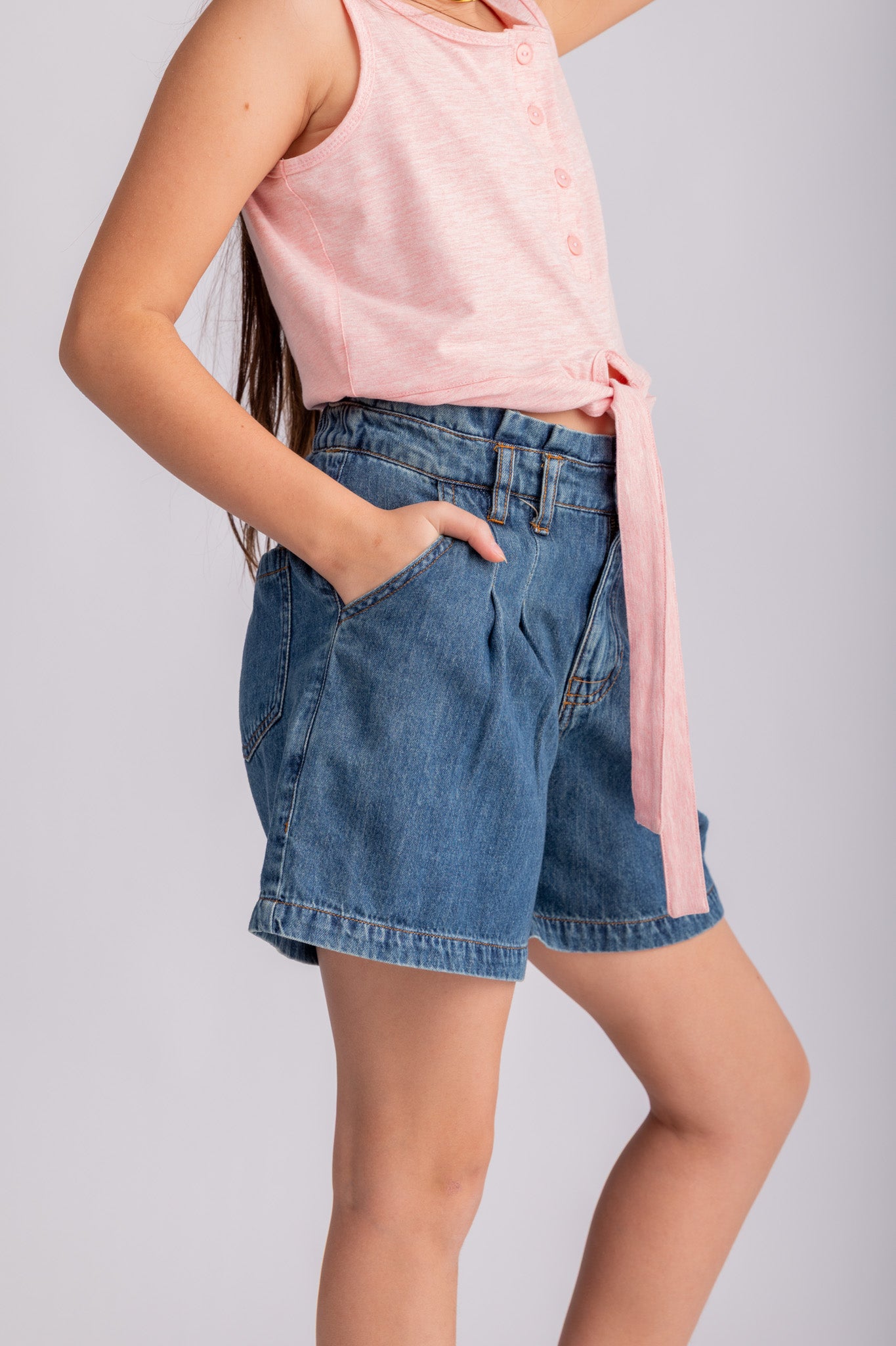 Girls Casual Denim Shorts Main image