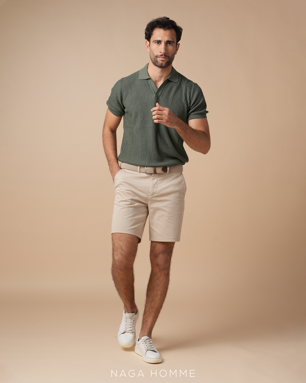 Men’s Short Sleeve Olive Polo (MPO146)