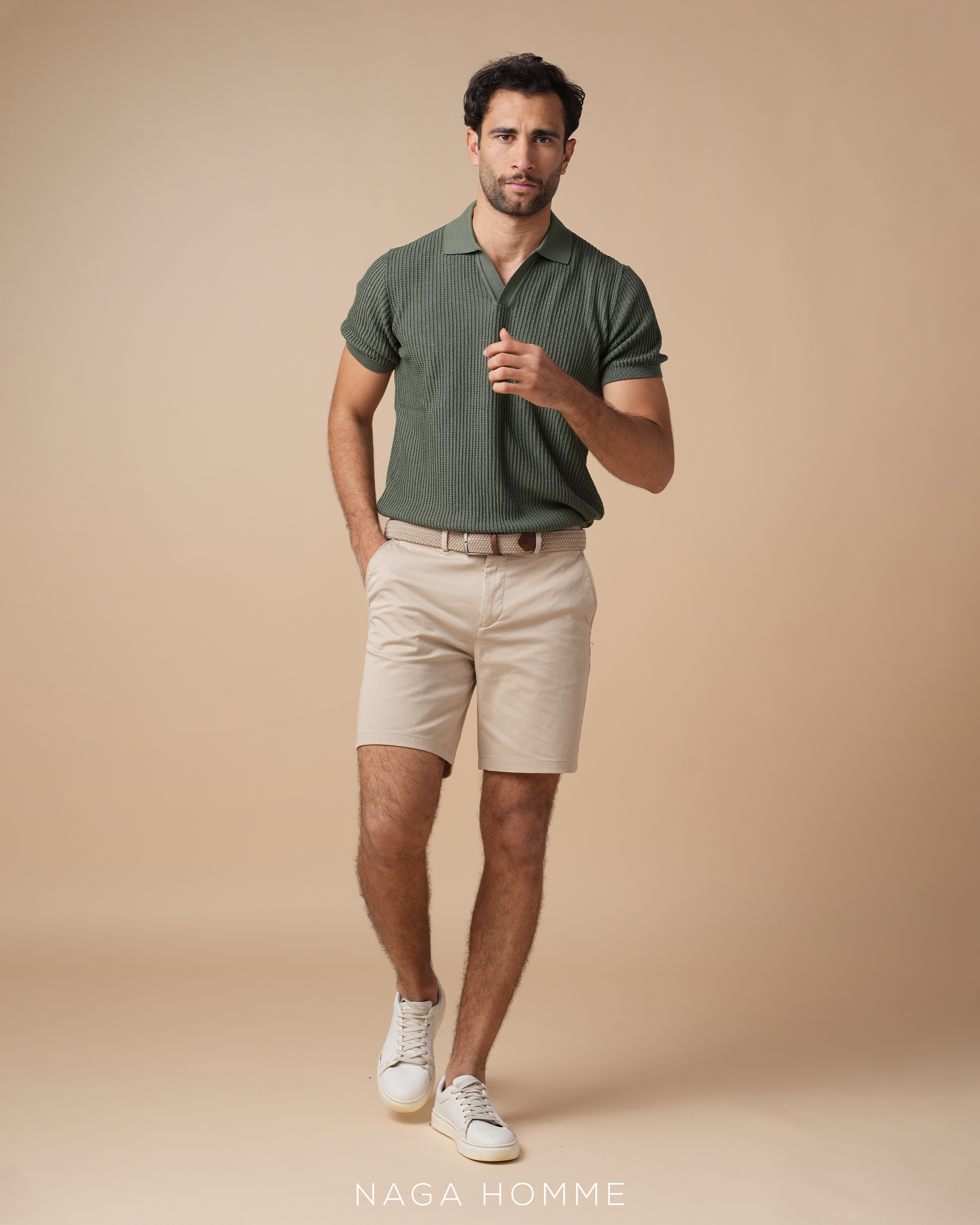 Men’s Short Sleeve Olive Polo (MPO146)