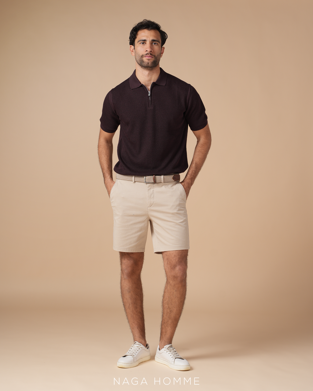 Men's Short sleeve Burgandi polo (MPO144)