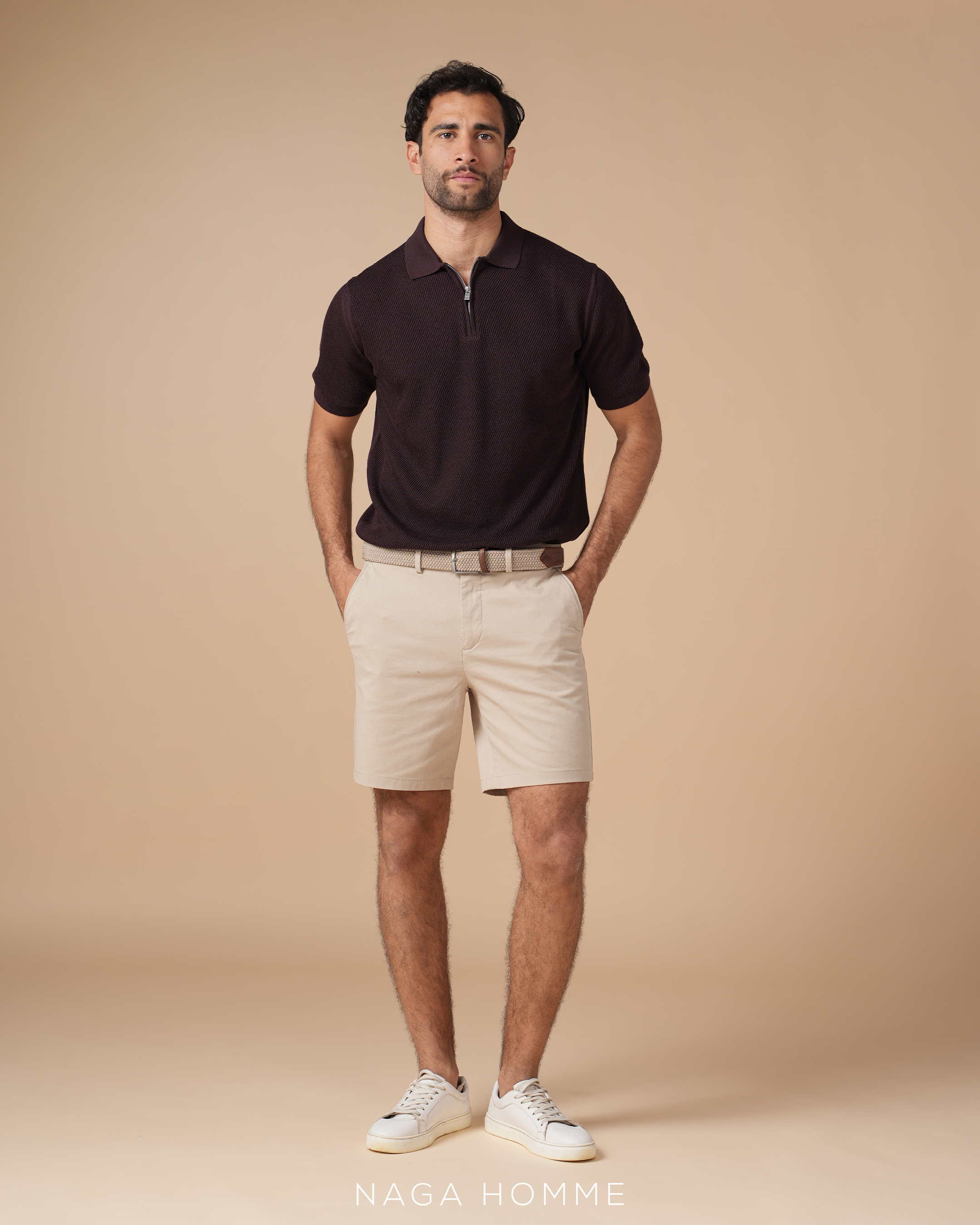 Men's Short sleeve Burgandi polo (MPO144)