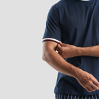 Navy pajama set -MPJS-68S - Naga Homme