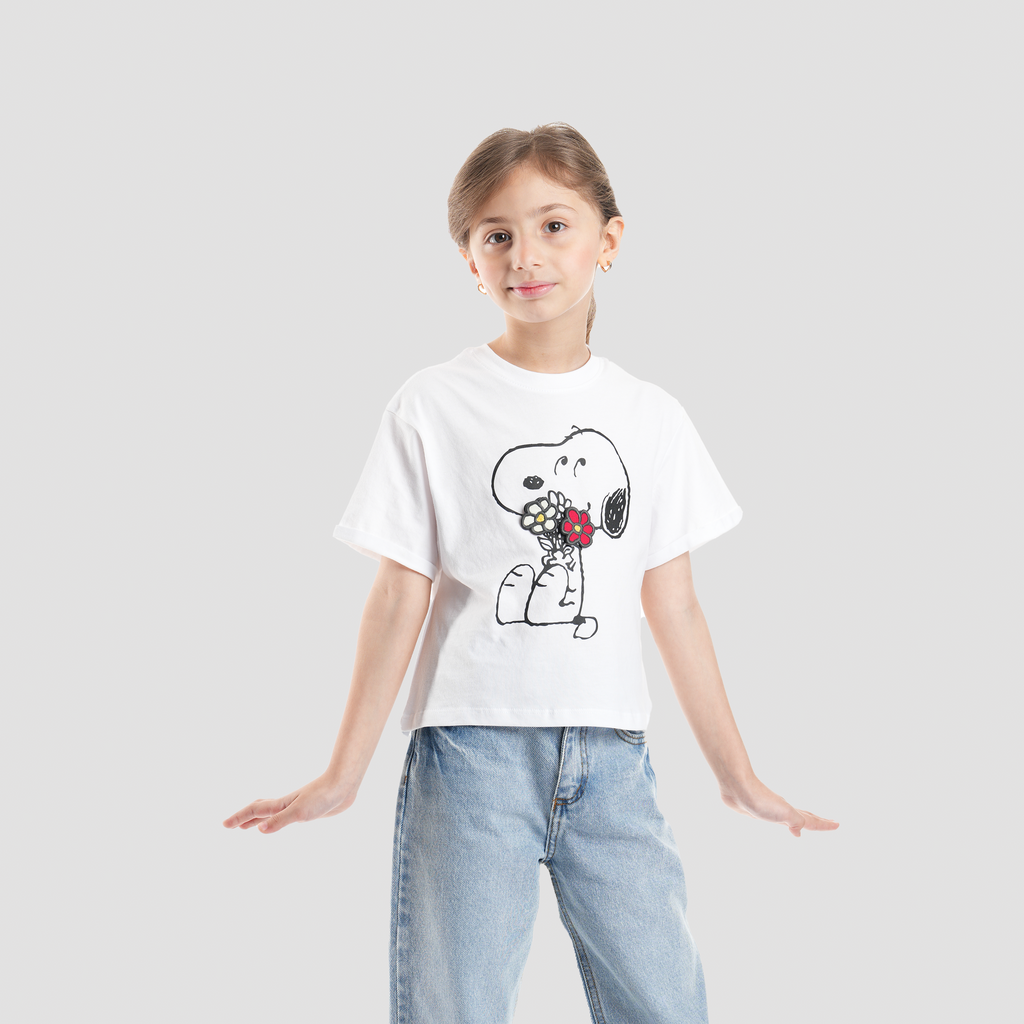 Girls Snoopy T-Shirt-GTS-46S - Naga Homme