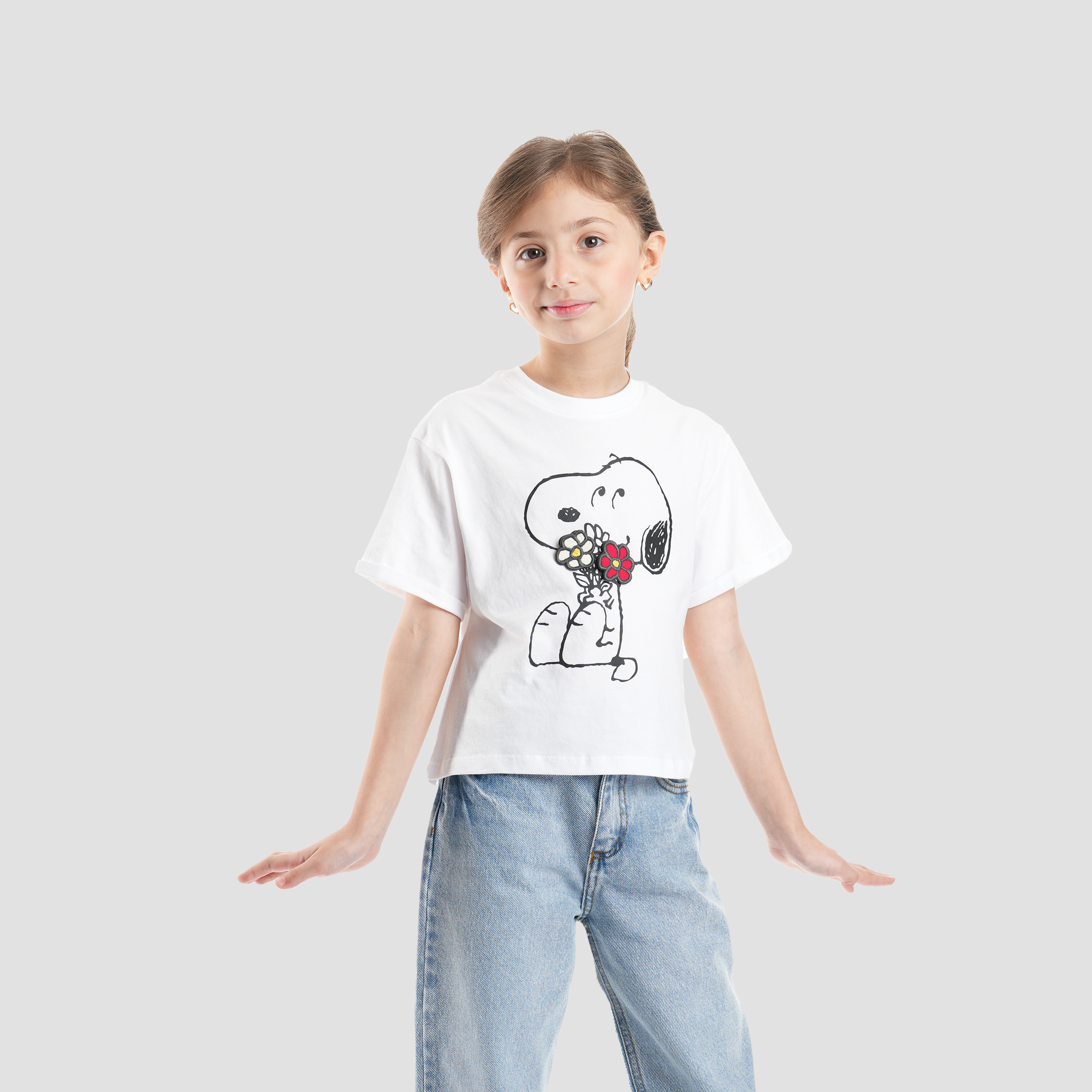 Girls Snoopy T-Shirt-GTS-46S - Naga Homme