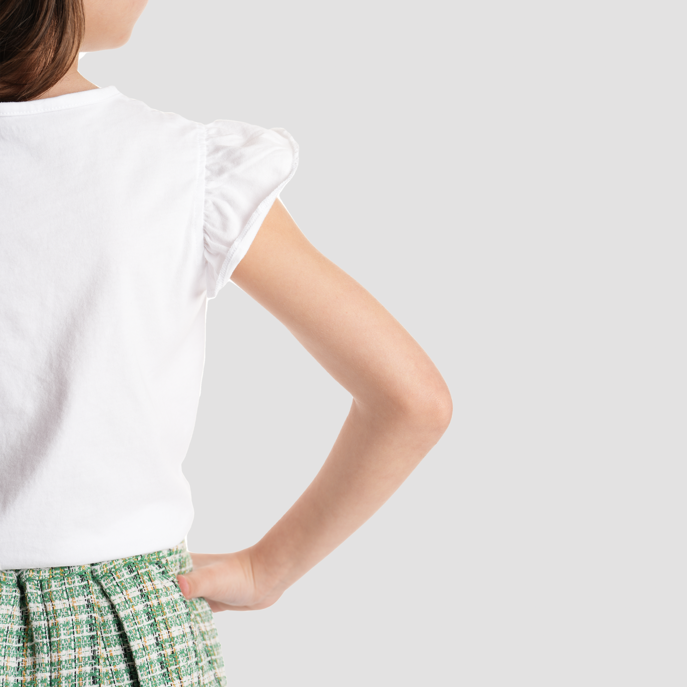 Green Skirt for Girls-GSK-51