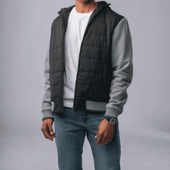 Men's Grey Jacket- MJKF-29