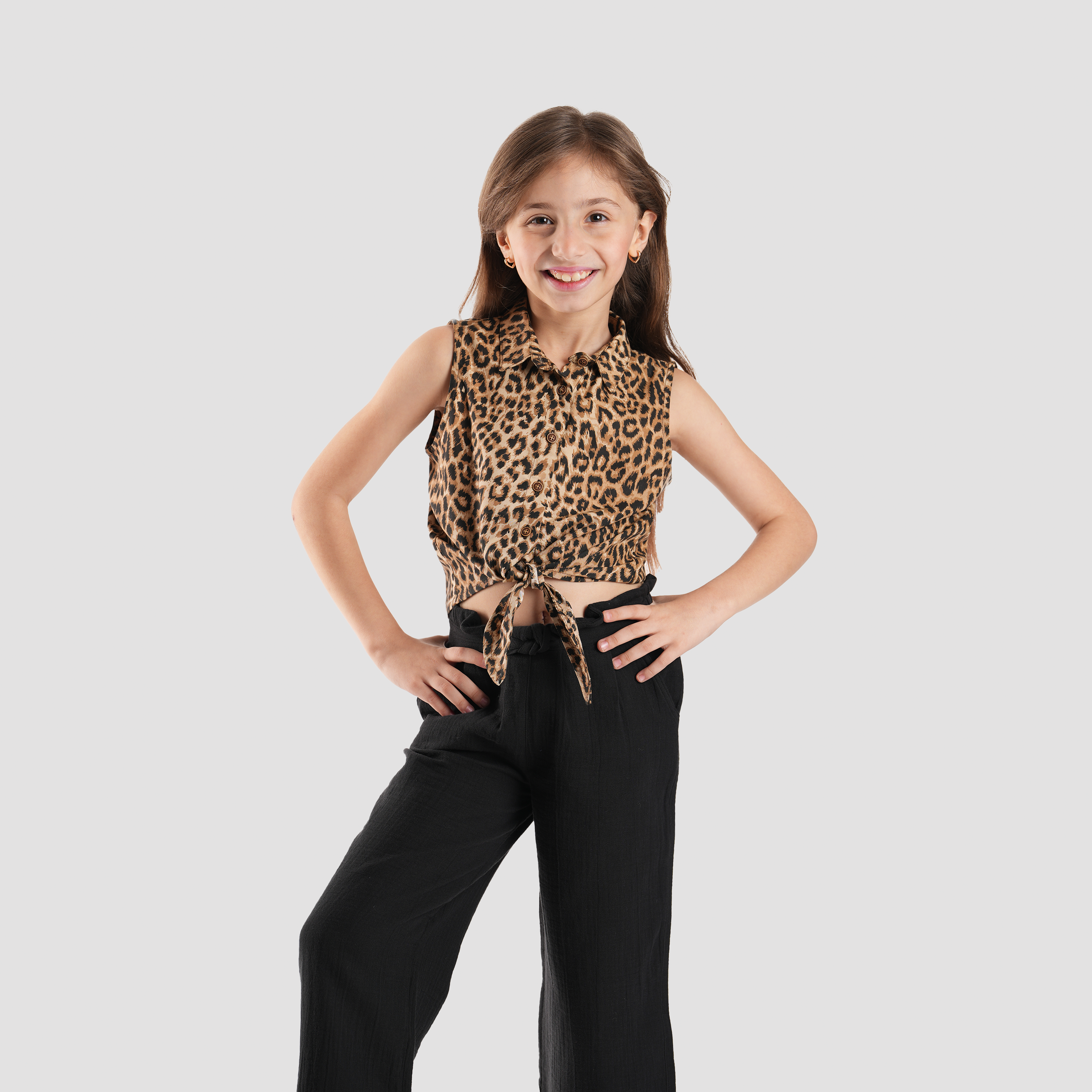 Black Wide-Leg Pants-GPT-19S - Naga Homme Main image