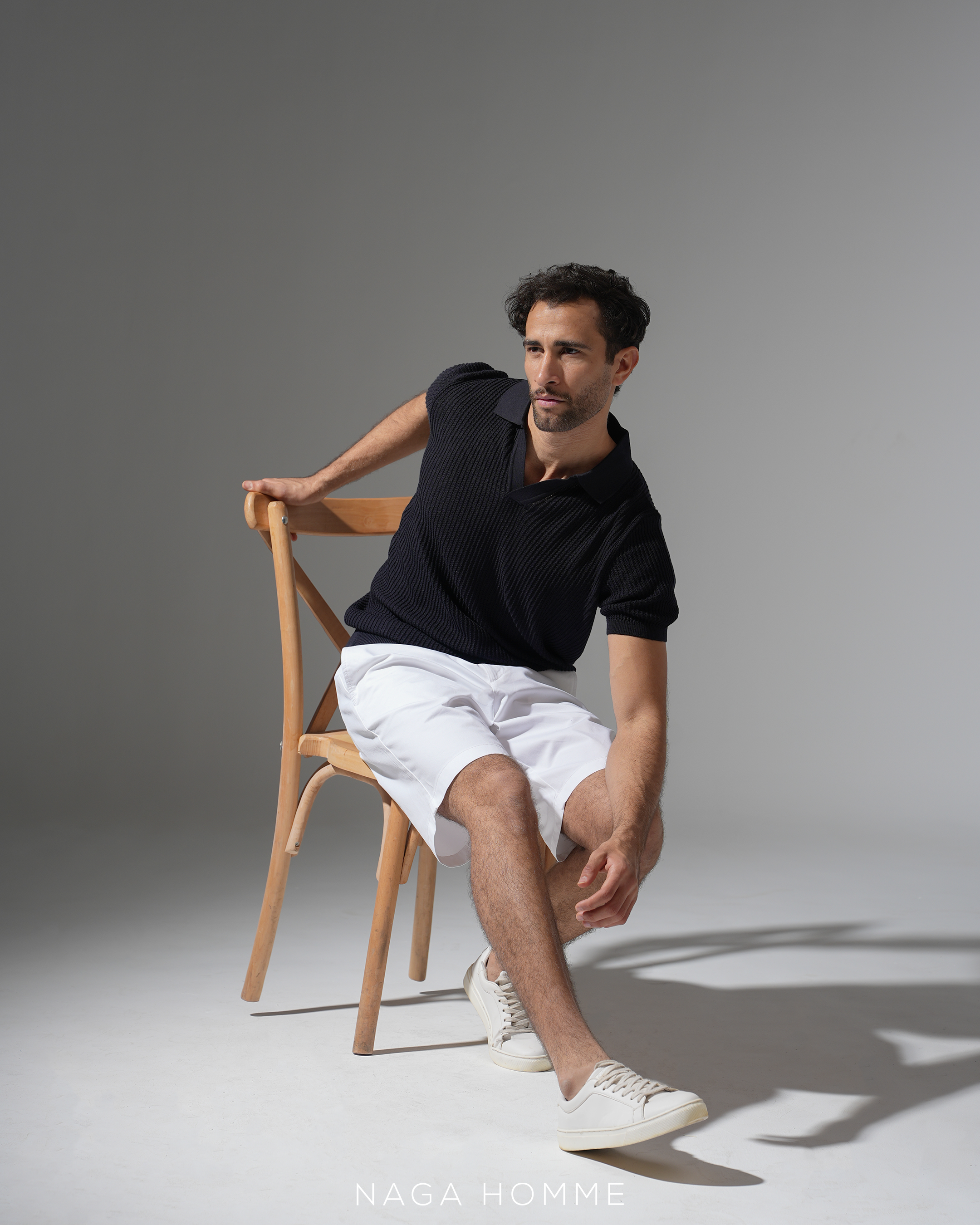 Men’s Short Sleeve Navy Polo (MPO146) Main image