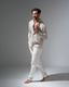 Light Beige Linen Shirt(0284)
