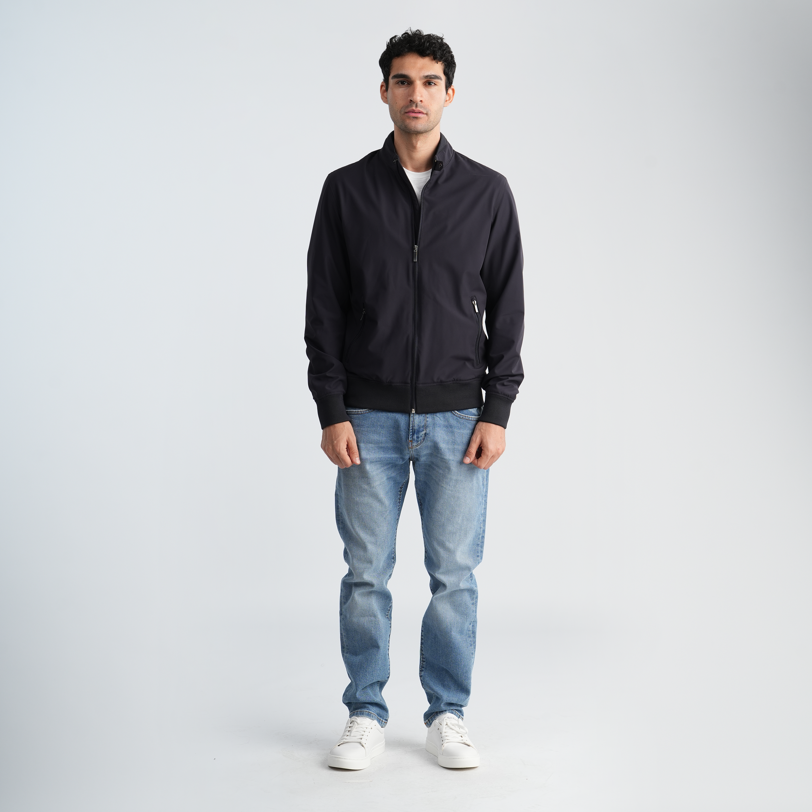 Men's Light Blue Jeans-MPT197