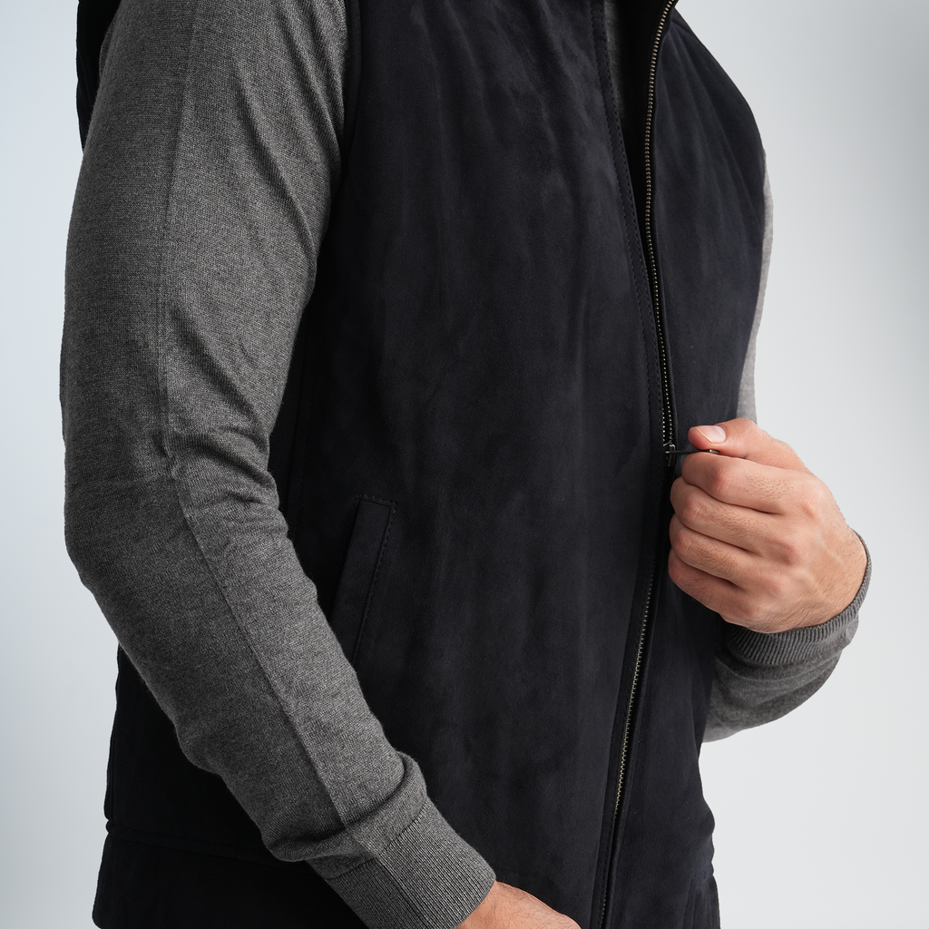 Men's Full-Zip Vest-MLV-05