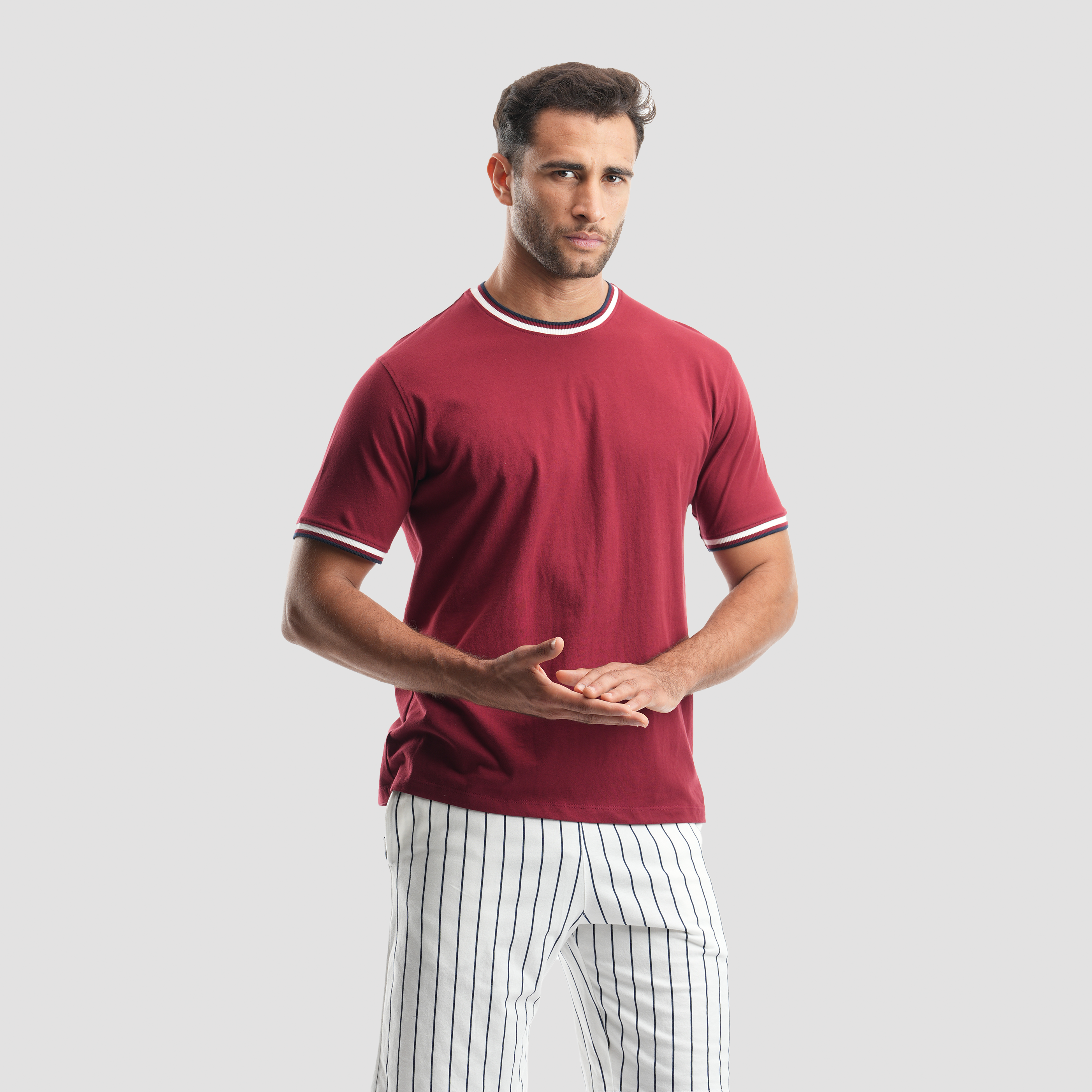Dark Bordaux pajama set - MPJS-67S - Naga Homme