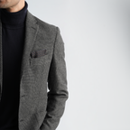 Dark Grey Wool Blazer-MJKC418