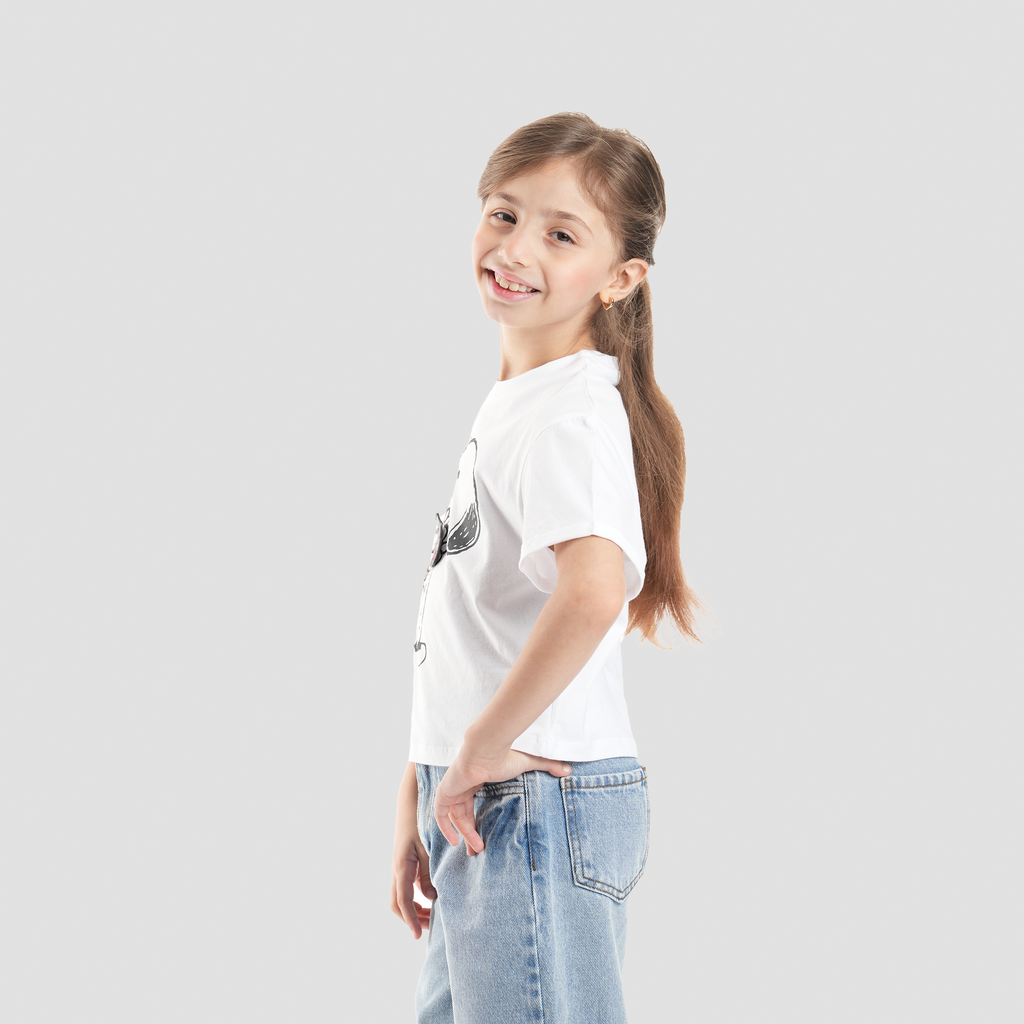 Girls Snoopy T-Shirt-GTS-46S - Naga Homme