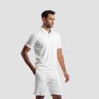 Men's Off-White Towel Polo Shirt-MPOB-01 - Naga Homme