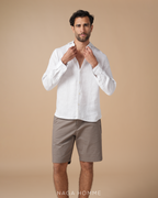 White Linen Shirt(MSH0284)