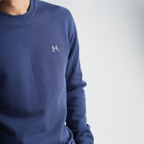 Men's Navy Stripe Pajama Set-MPJL175