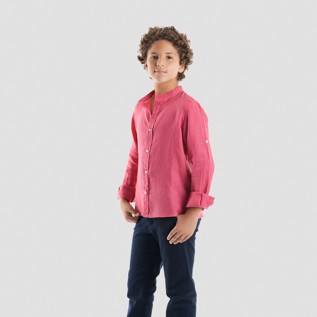 Boys' Linen Shirt-BSH144S - Naga Homme