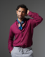 Bordeaux Long-Sleeve Linen Shirt(0191)