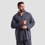 Strip Navy*White Classic Pajama(152) - Naga Homme
