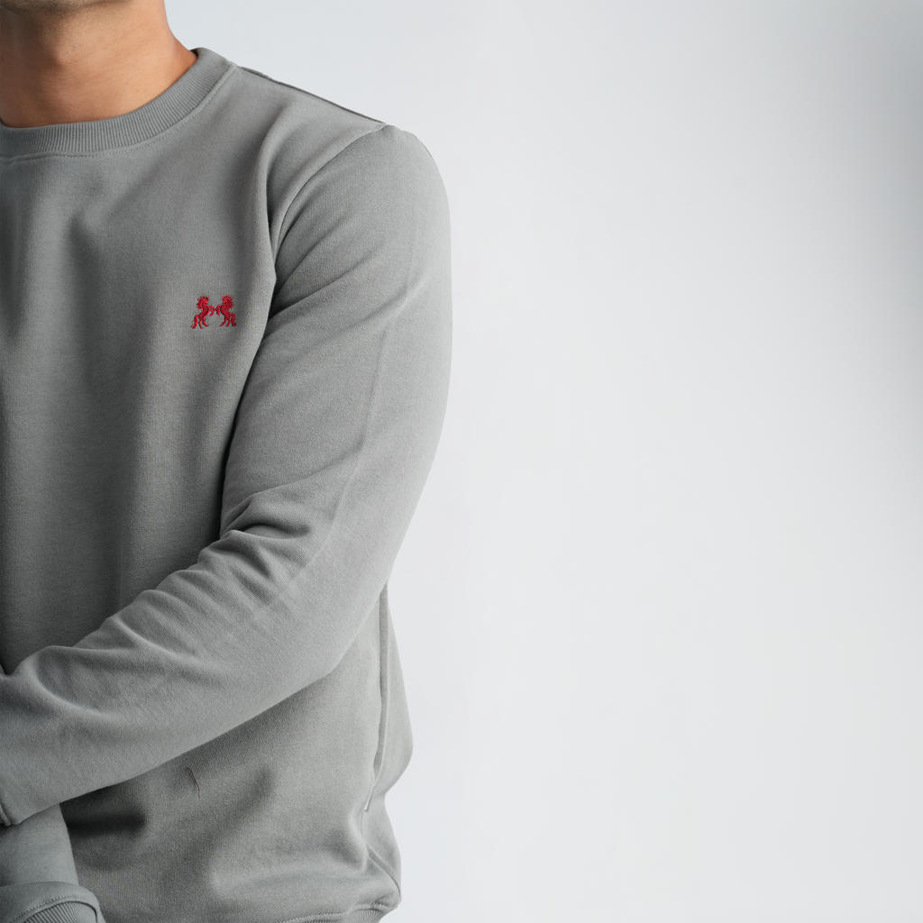 Men's Grey Pajama Set-MPJL147