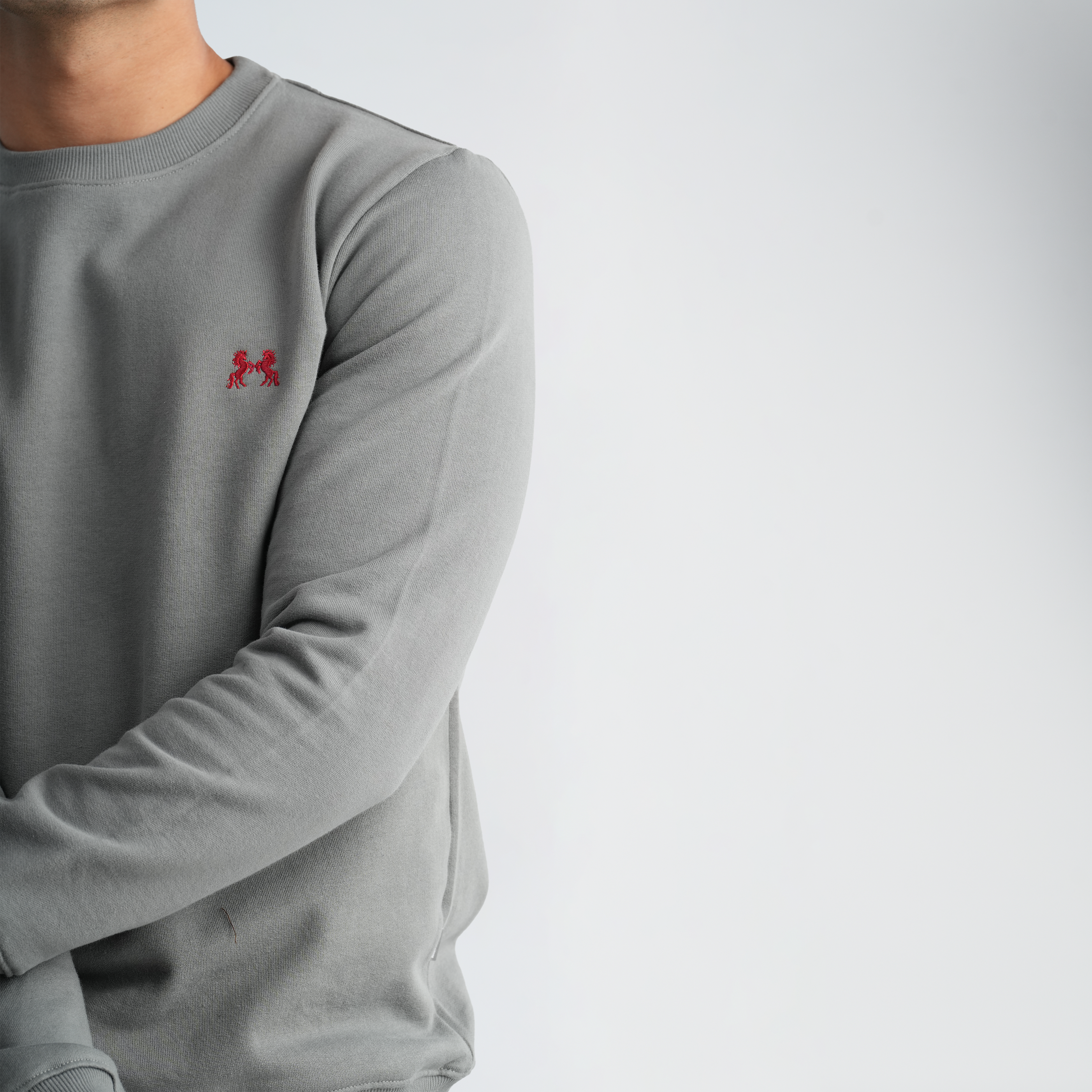 Men's Grey Pajama Set-MPJL147