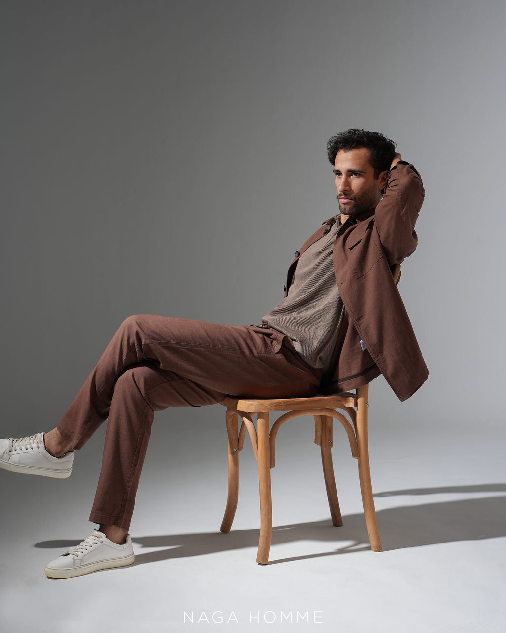 Brown Summer Jacket -(Mjkf-46)
