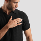 Black short sleeves Polo - MPO131s - Naga Homme