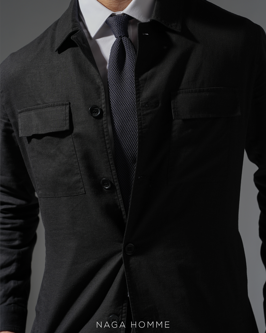 Black Summer Jacket -(Mjkf-46)