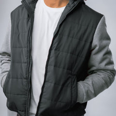Men's Grey Jacket- MJKF-29