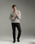 Men’s Grey Knitted Pullover