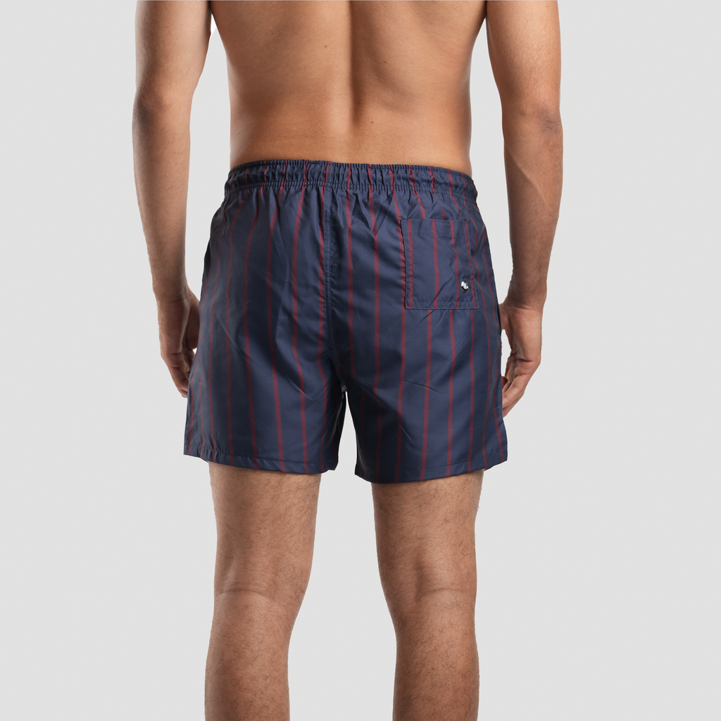 Striped Swim Shorts-MSM-14 - Naga Homme