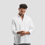 Grey*White Modern shirt (MSH585) - Naga Homme