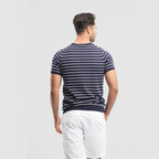 Men's Short sleeve navy polo-MPO137s - Naga Homme