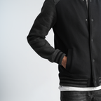 Men's Black*Grey Jacket-MSW-68