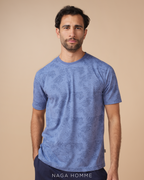 Dark Blue Short Pajamas-(MPJS-59)