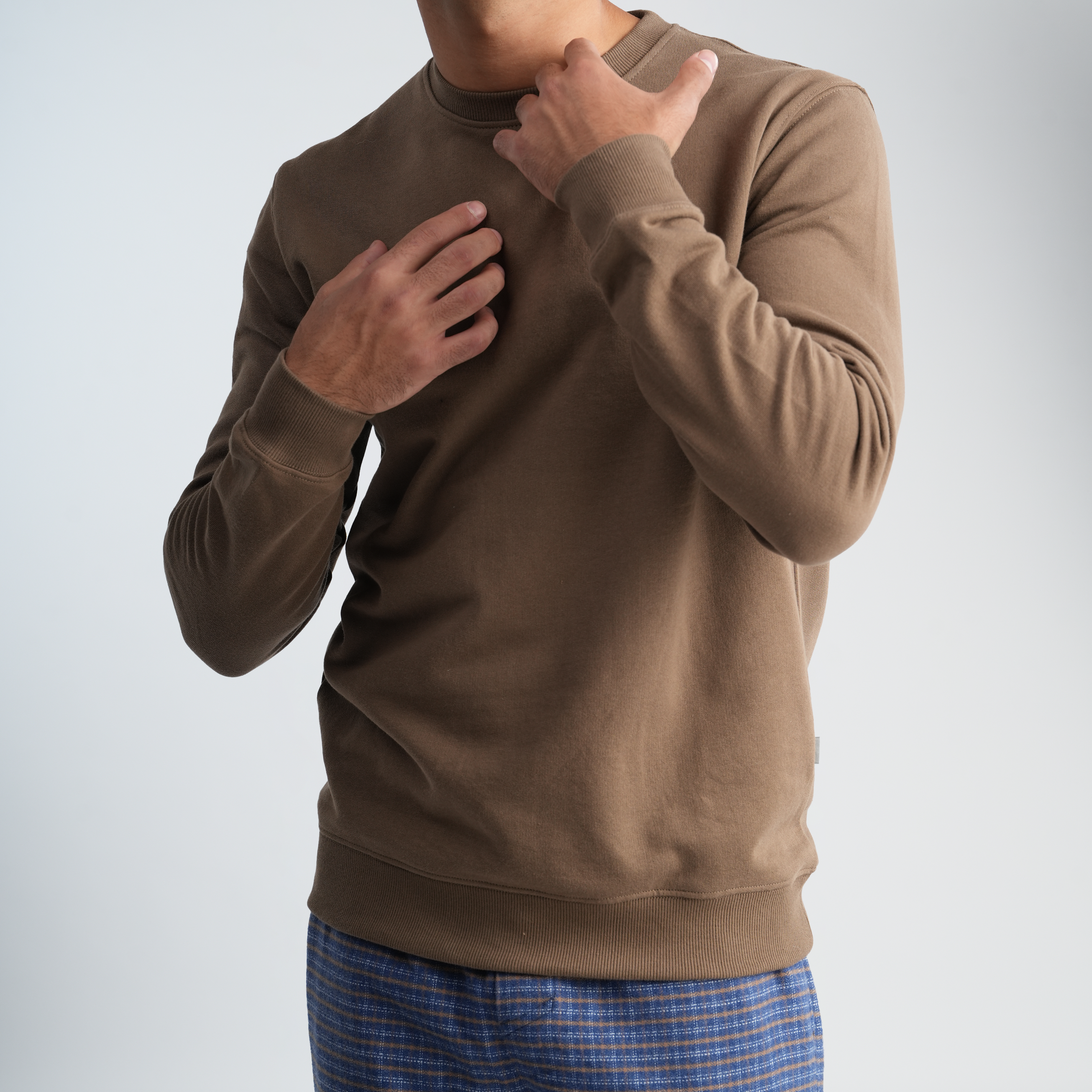 Men's Brown Pajama Set-MPJL177