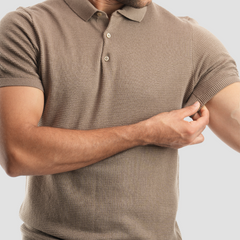 Cafe Textured Polo Shirt (MPO105S)