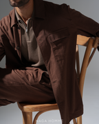 Brown Summer Jacket -(Mjkf-46)