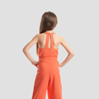 Orange Jumpsuit for Girls-GSP-21S - Naga Homme
