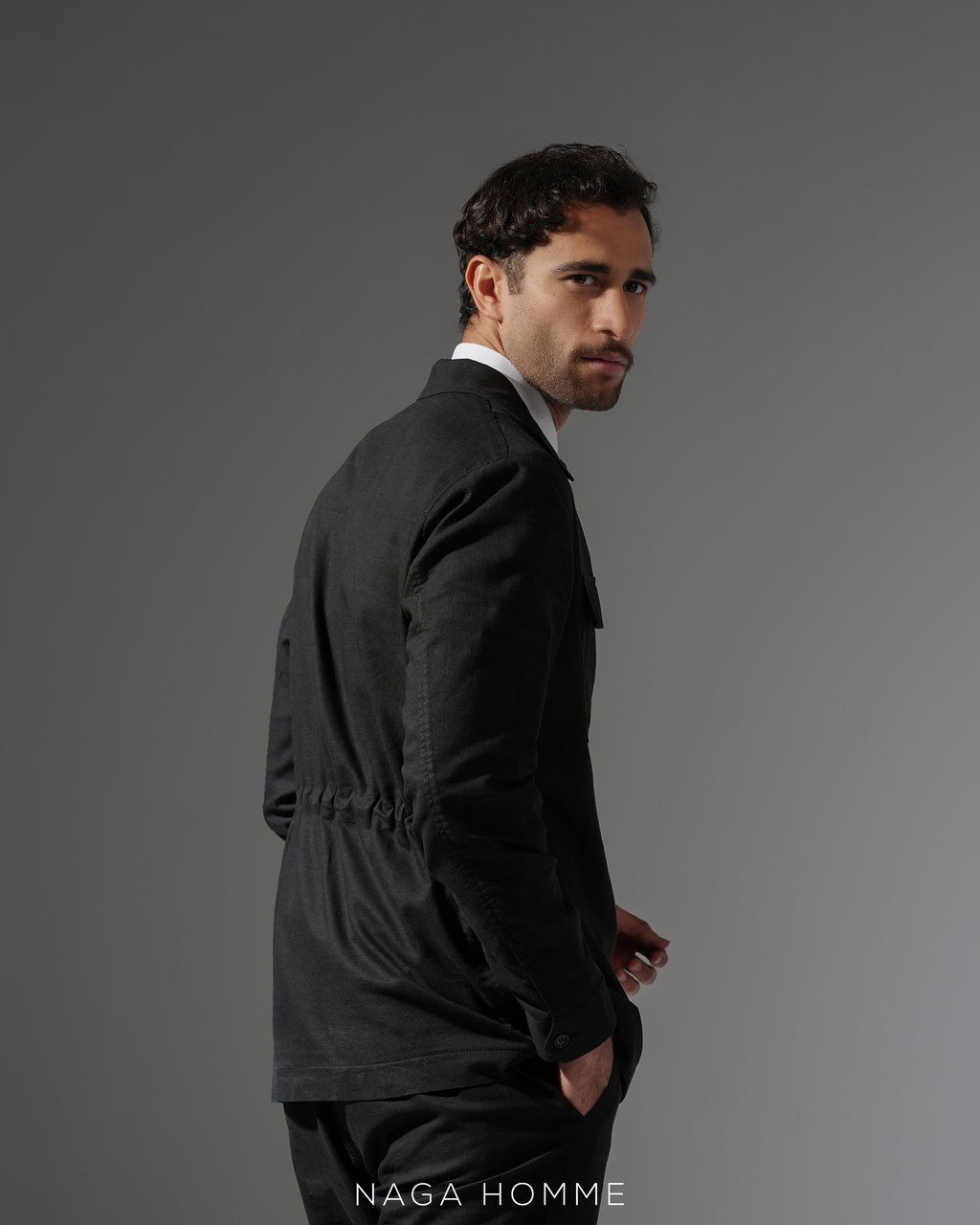 Black Summer Jacket -(Mjkf-46)