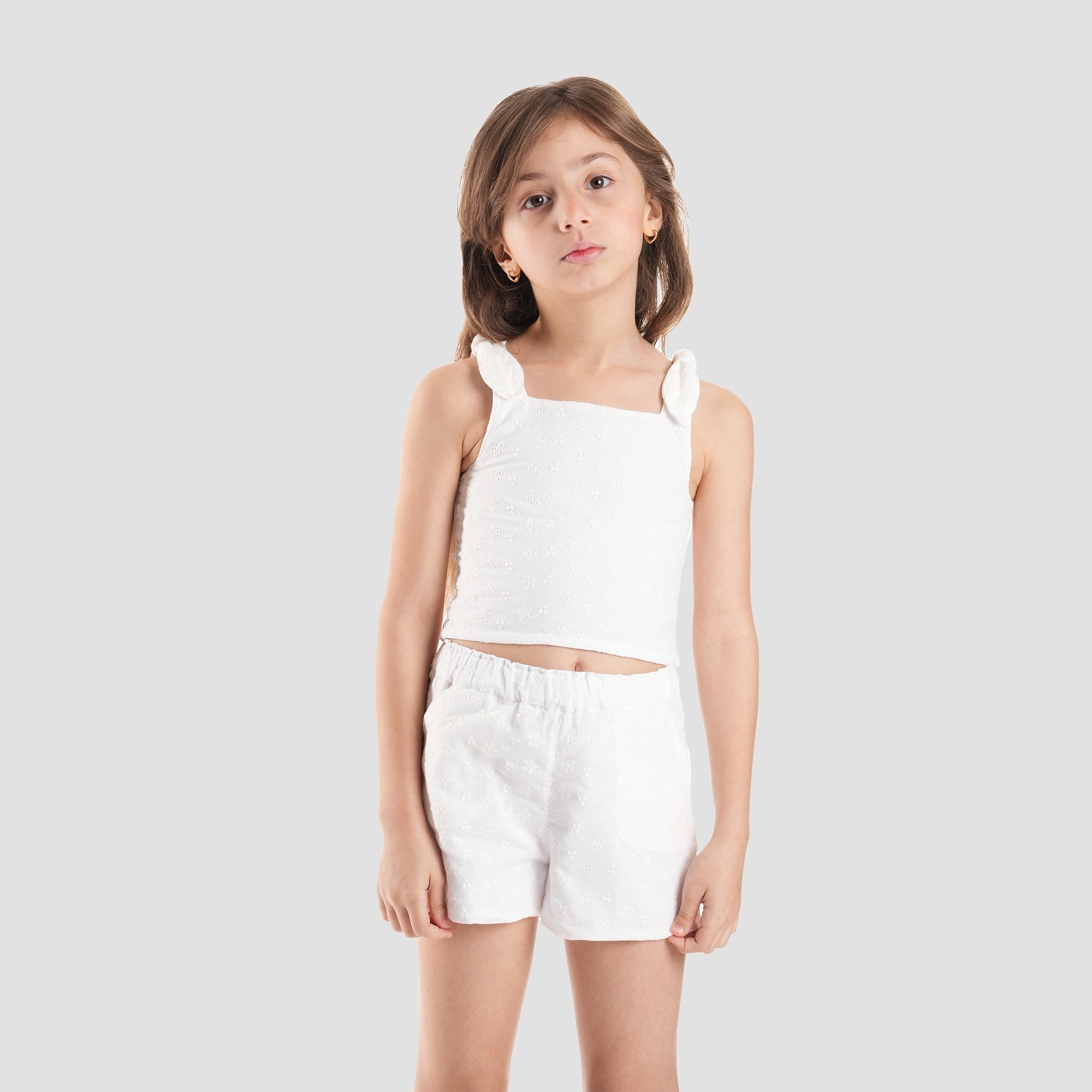 White Set for Girls-GST-15S Secondary image